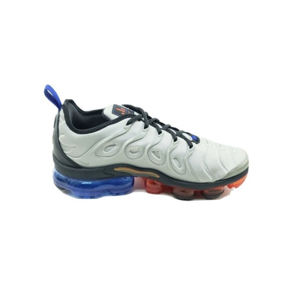 Nike Air VaporMax Plus Mens Athletic Sneakers Metallic Silver Blue Size 8 - Picture 2 of 16